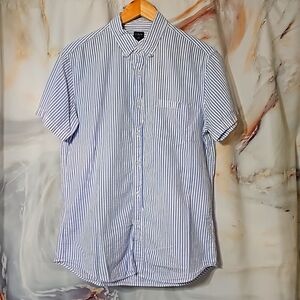 J. Crew slim fit M Summerweight seersucker